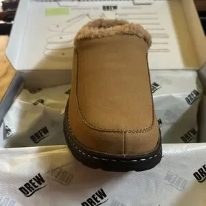 Shoes | Mens 9 12 6e Camel Micro Suede Clog Slippers | Poshmark display picture 3